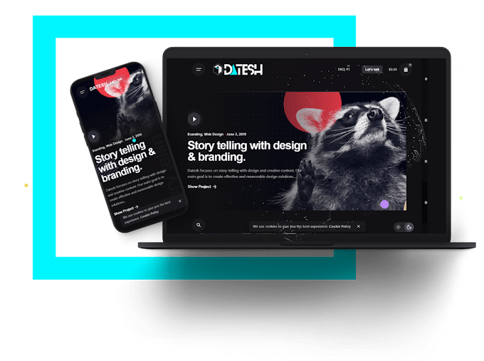 WordPress website creation, Creative digital agency